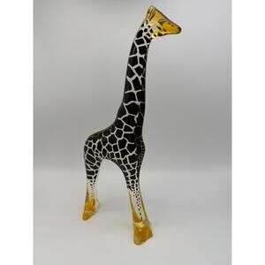 Abraham Palatnik Op-Art Lucite Griaffe Animal Sculpture Modern Brazil MCM 12.5"